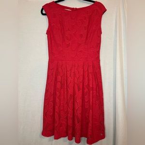 db est 1962 Coral Lace Dress sz 8